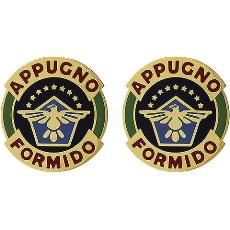 376th Aviation Regiment Unit Crest (Appugno Formido)